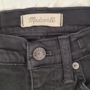 Madewell Black 10" High Rise Skinny GUC